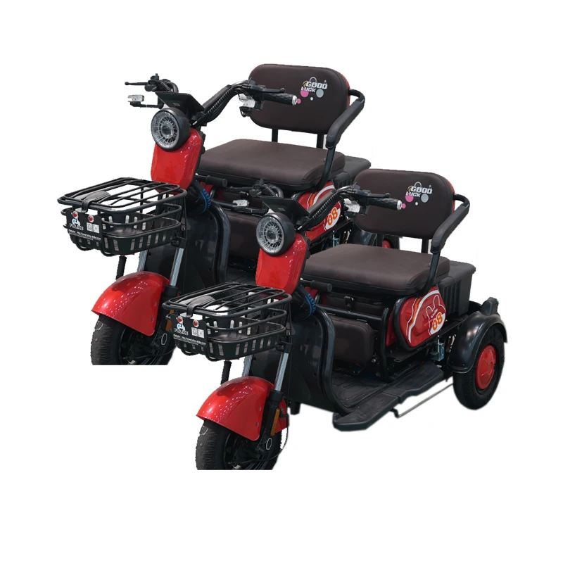 مخصص 3-عجلة الكهربائية التنقل دراجة ثلاثية العجلات سكوتر مفتوح الجسم 48 فولت الجهد رائجة البيع الترفيه سكوتر