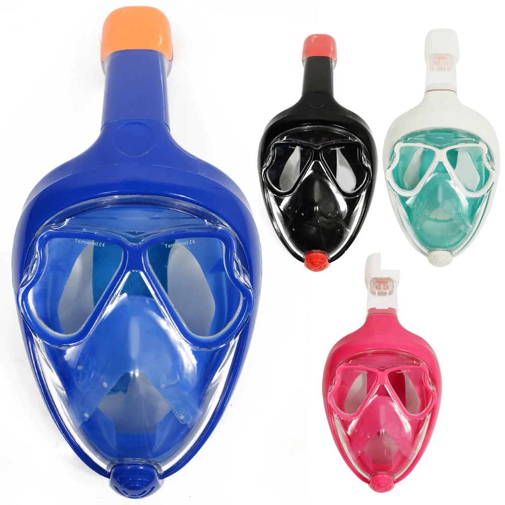 Upgraded Diving Mask Waterproof Soft Silicone Glasses Swimming Snorkeling Glasses UV Goggles for Men and Women Child Diving Mask