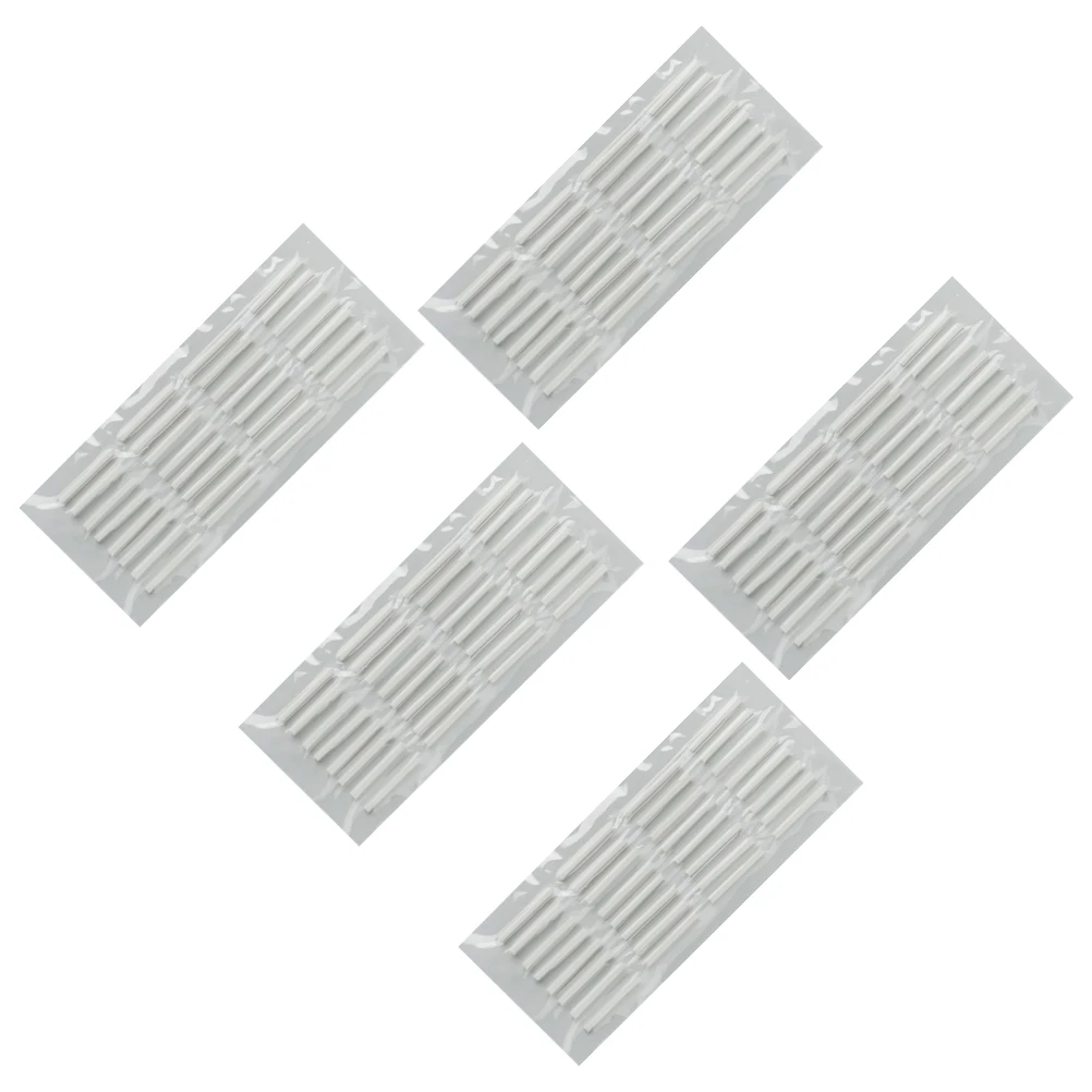 

160 Pcs Eyelash Curler Core Rods Heated Stick Tools White Refills Durable Cotton Practical Home Store Makeup