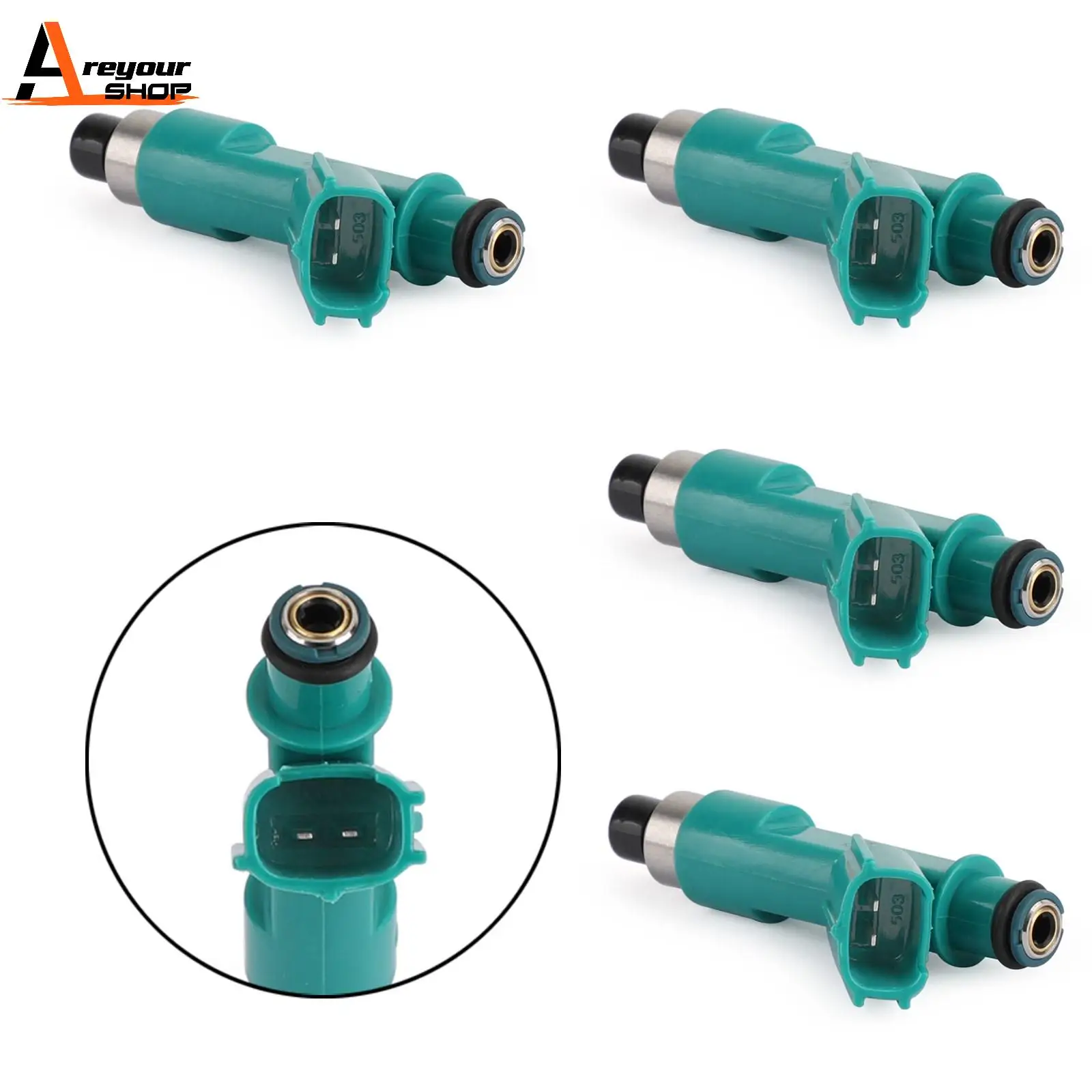 Areyourshop Fit For Corolla Camry Rav4 Solara Scion 2.4L 4Pcs Fuel Injectors 23250-0H060 842-12303 Car Accessories Auto Parts