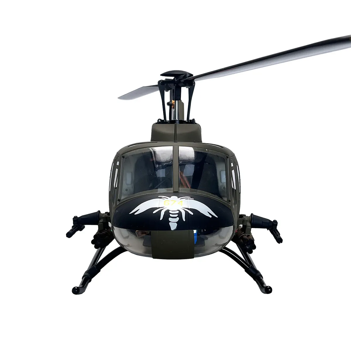 470 Size UH1D RC Huey Helicopter Brushless Motor GPS Altitude Hold Fixed Point Helicopter