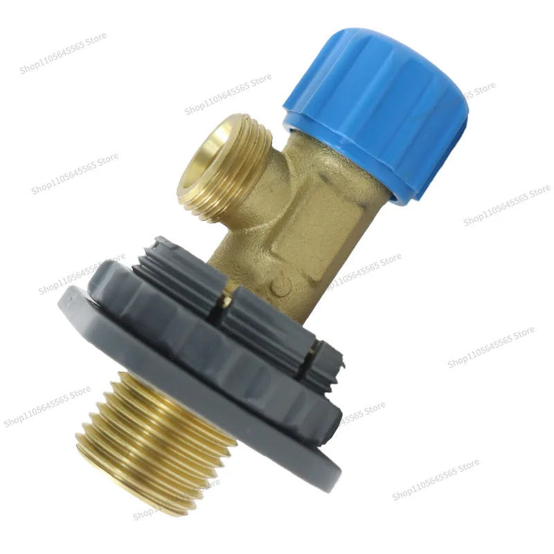 For Concealed Water Tank Universal Inlet Valve Connected Brass Angle Valve 3-minute To 4-point Outlet Switch