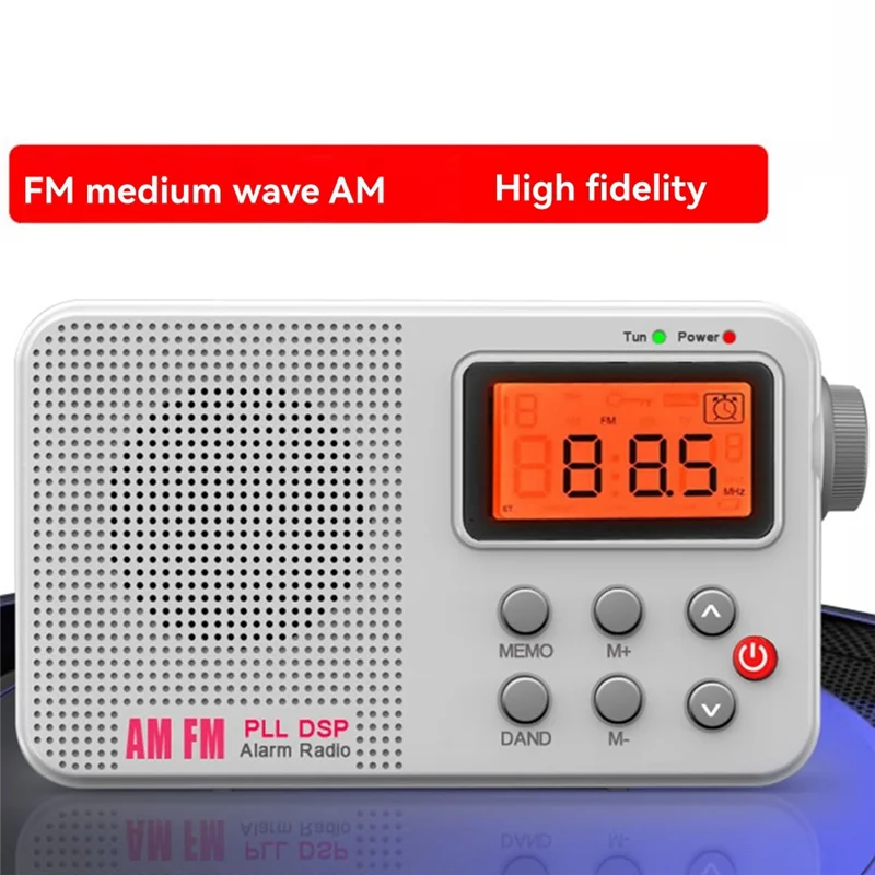 

A73E-радио, многодиапазонное радио, аккумулятор/подключаемый мировой приемник, FM AM SW, ЖК-дисплей/время/сигнализация