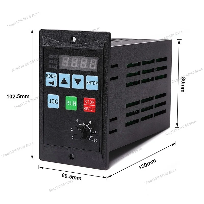 For simple inverter single-phase 220V input three-phase 220V output 400W750W micro motor water pump speed regulation
