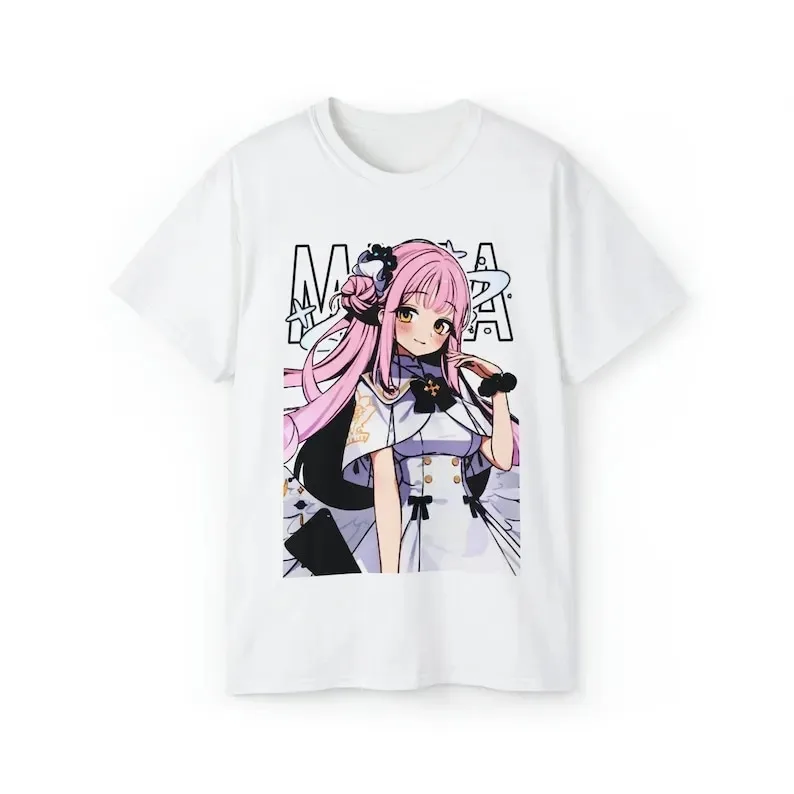 Blue Archive Game Misono Mika Unisex Ultra Cotton Anime Portrait Graphic Oversized Streetwear Women And Men T-Shirt
