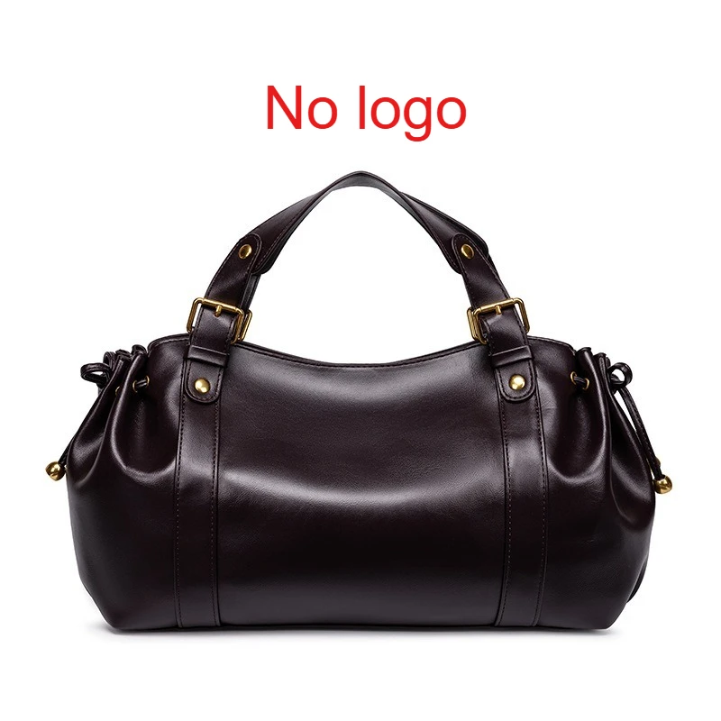 

Y2k женская сумка в стиле ретро, новинка 2026, элитная большая вместительная мягкая кожаная сумка-тоут, модная ручная сумка на плечо