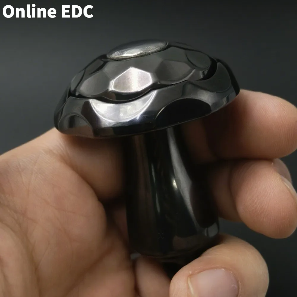 Jouets EDC d'occasion ROGUE EDC champignon Zirconium noir Fidget Spinner jouet anti-Stress accessoires de bureau