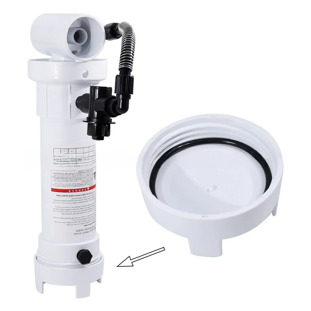 Feeder Cover for Rainbow 320 Model Plastic Supply Accessory with 118mm Outer Diameter and 108.7mm Inner Diameter
