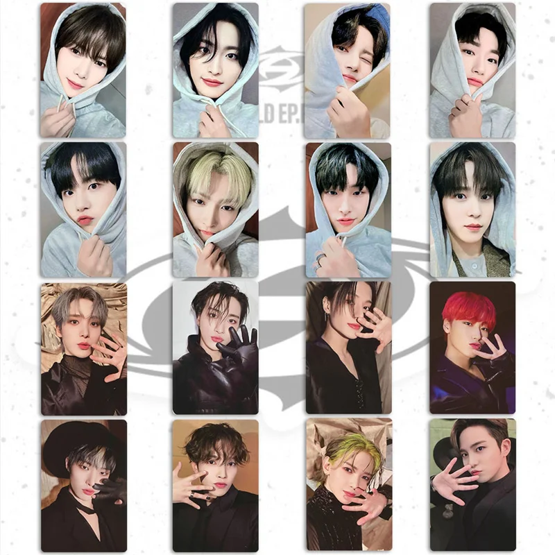 8pcs/set KPOP ATEEZ Album THE WORLD EP FIN WILL Photo Card Girl Collection Gift LOMOcard Hongjoong Yeosang San Seonghwa Postcard