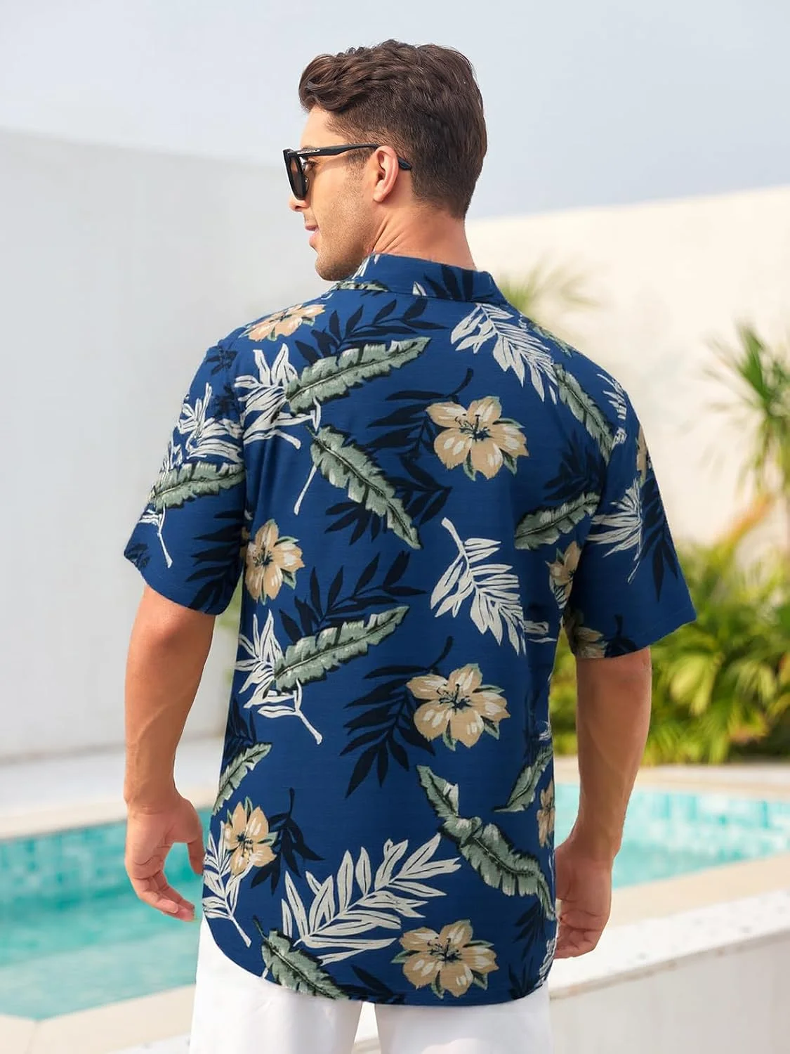 2026 Men's Retro Short Sleeve Shirt High Definition Beach Theme Printed Shirt Hawaiian Vacation Outdoor Party Festival Shirt Men