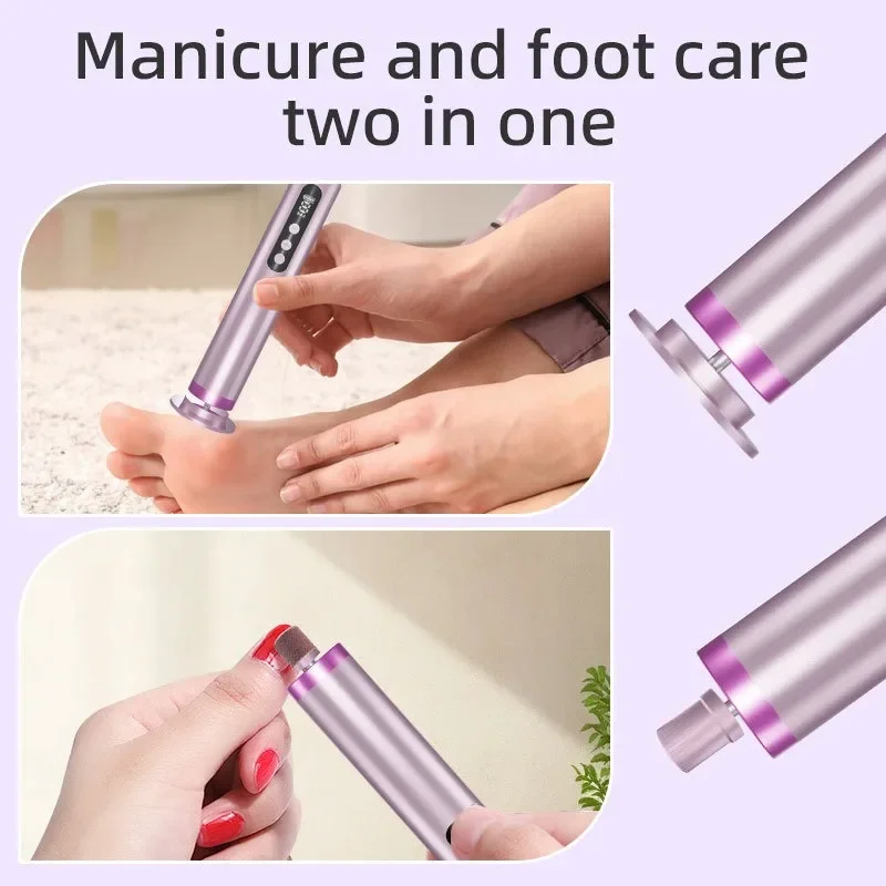 Electric Foot Grinder Pedicure Tool Portable Electric Foot File for Removing Dead Skin Calluses Hard Skin Home Foot Care Device