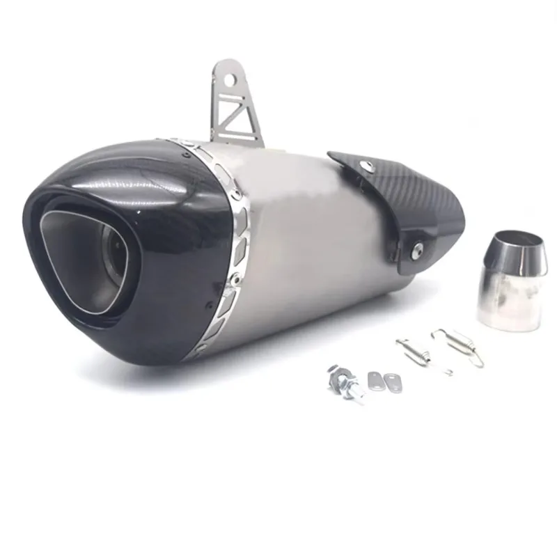 

2025 New Style Universal Motorcycle Yoshimura Alpha Exhaust Carbon Fiber Pipe DB Killer Escape Moto Muffler For R3 R6 CBR5