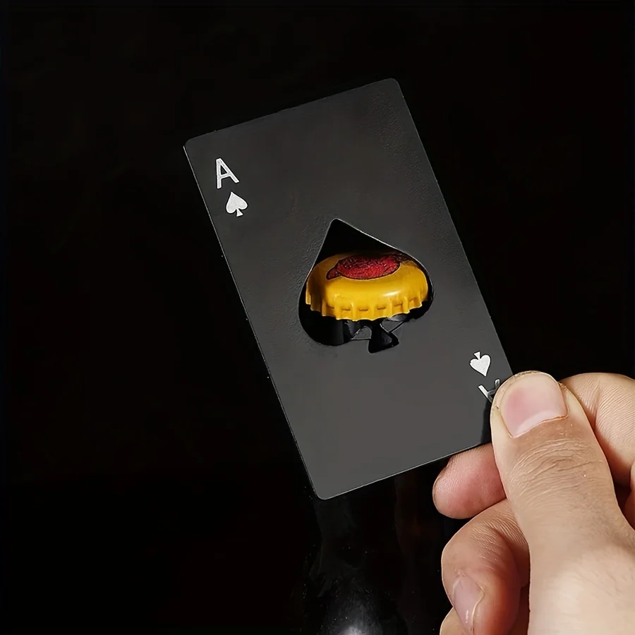 1pc 검은 복숭아 A 자형 병따개, 병따개 맥주 드라이버 무작위 색상