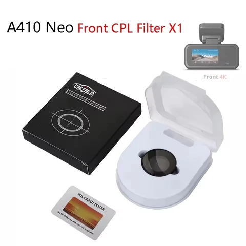 для 70mai A410 Neo CPL фильтр HD-объектив с защитой от пыли и антибликовым покрытием для заднего фильтра 70mai RC21 CPL