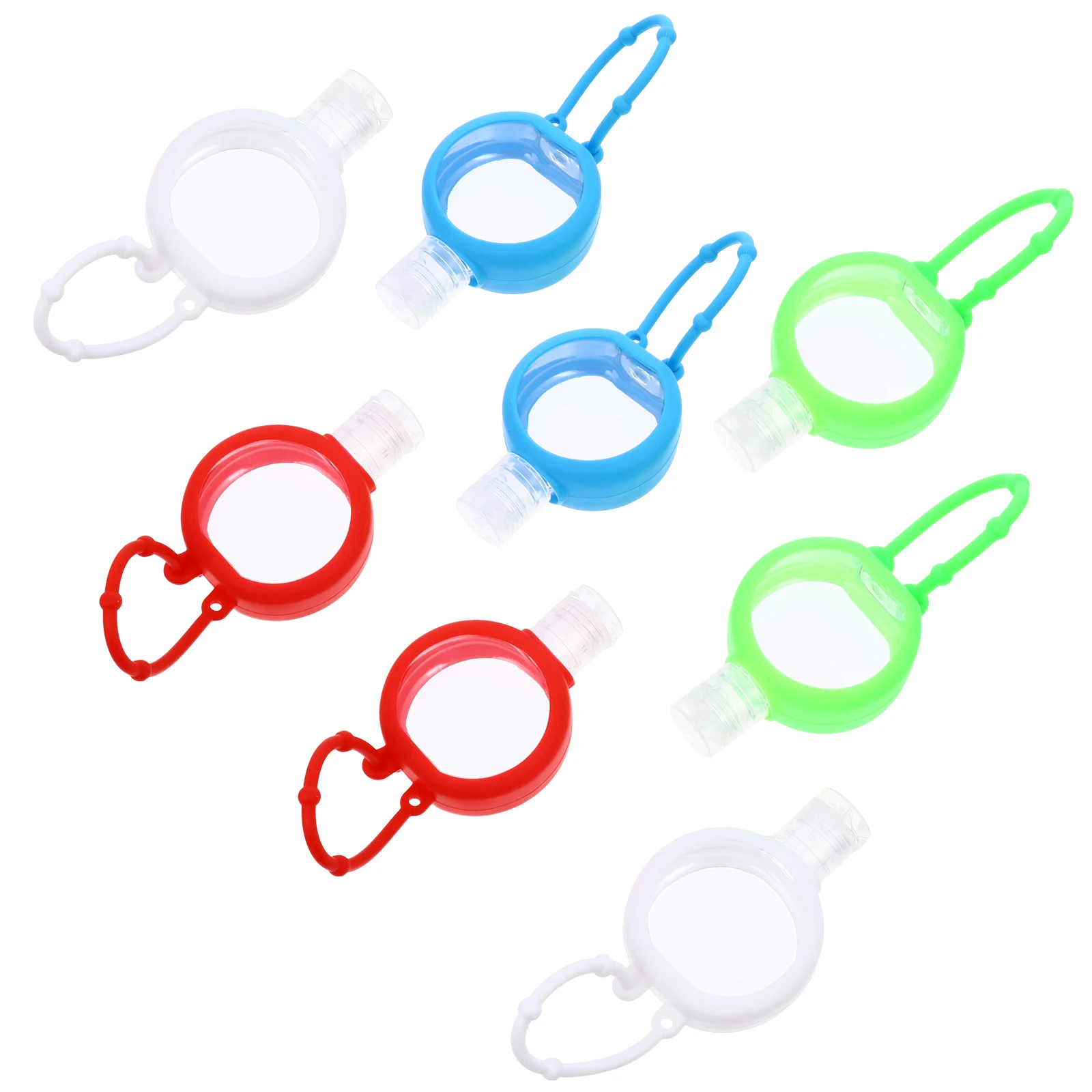 

8 set Portable Bottle Silicone Travel Bottles 30ml Lightweight Leak Bottles Carrier Proof Refillable