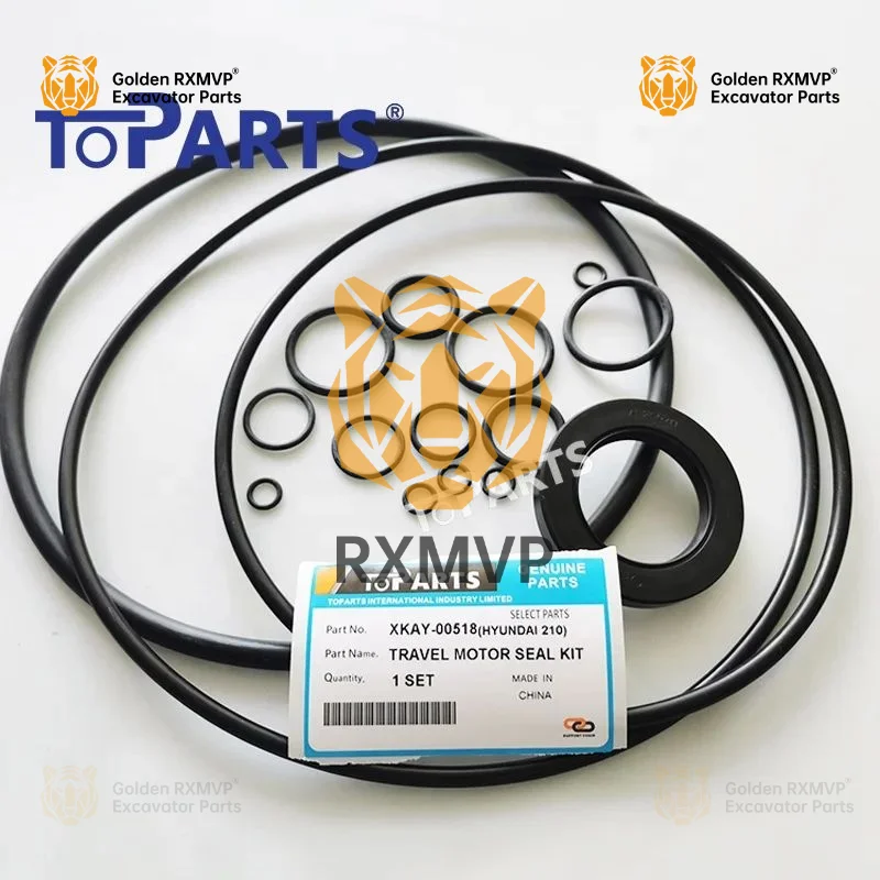 For R210 Xkay-00518 Excavator Hydraulic Travel Motor Seal Kit