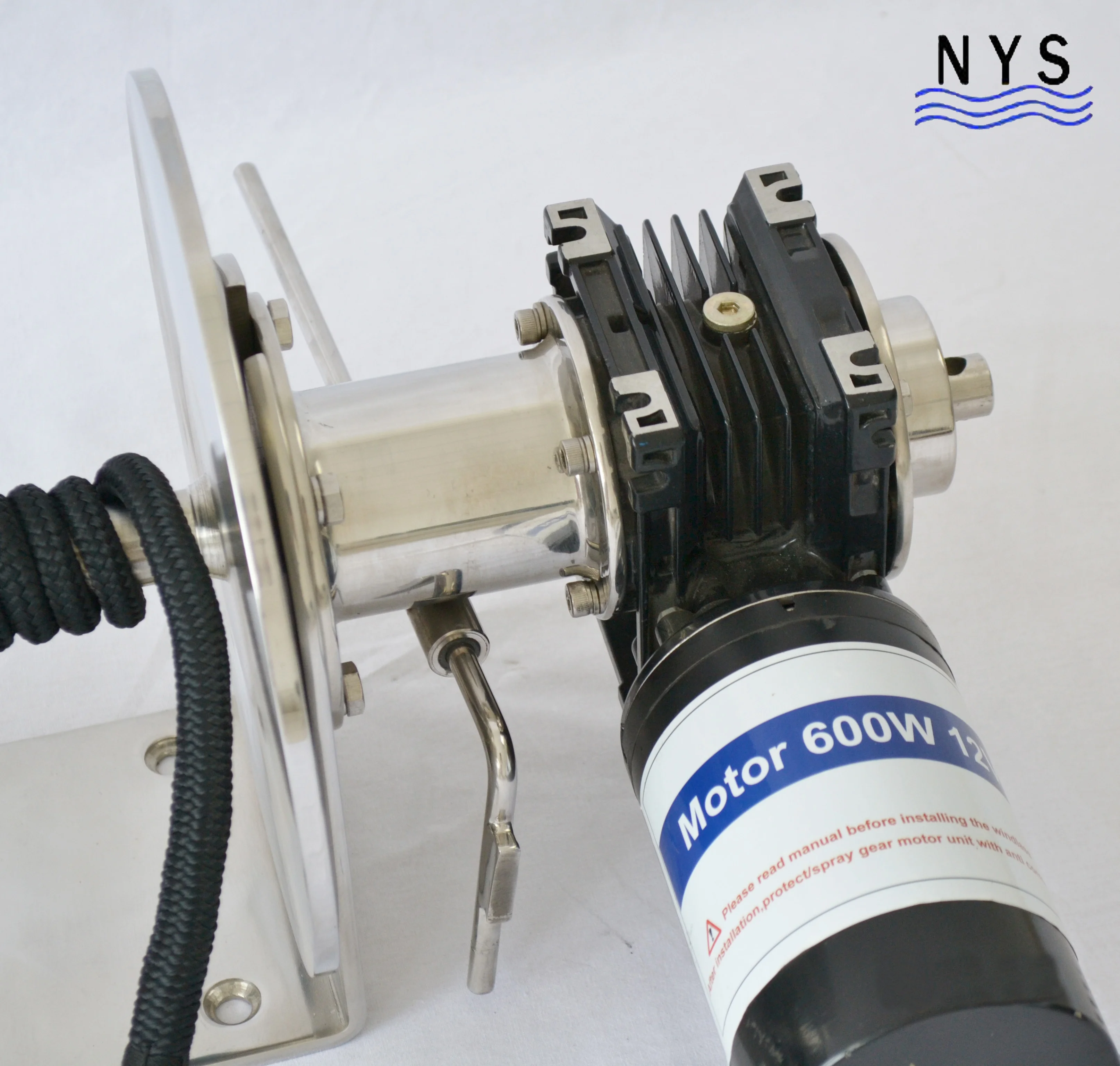 Electric Anchor  Windlass for Boat  Drum Anchor Winch Weight 25kg Motor 1000W Max. Load 350kg Gypsy Size 6-8mm