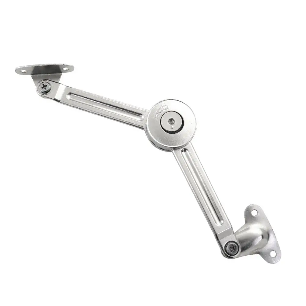 Heavy Duty Zinc Alloy Cabinet Support Rod Smooth Operation Stop At Any Angle Cabinet Door Support Rod Ideal for Cabinets Closets
