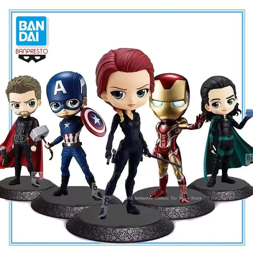 Bandai original Banpresto Qposket Avengers Captain America Thor