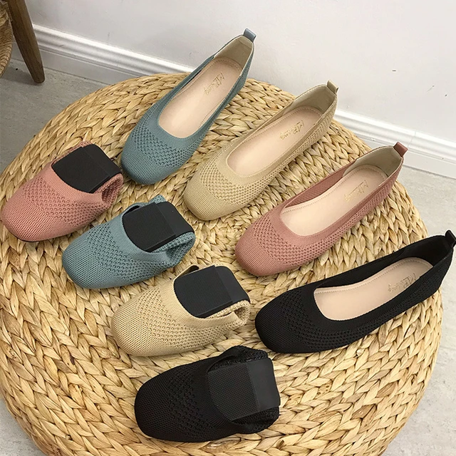 Women's popular out casual shoes non-slip flat shoes