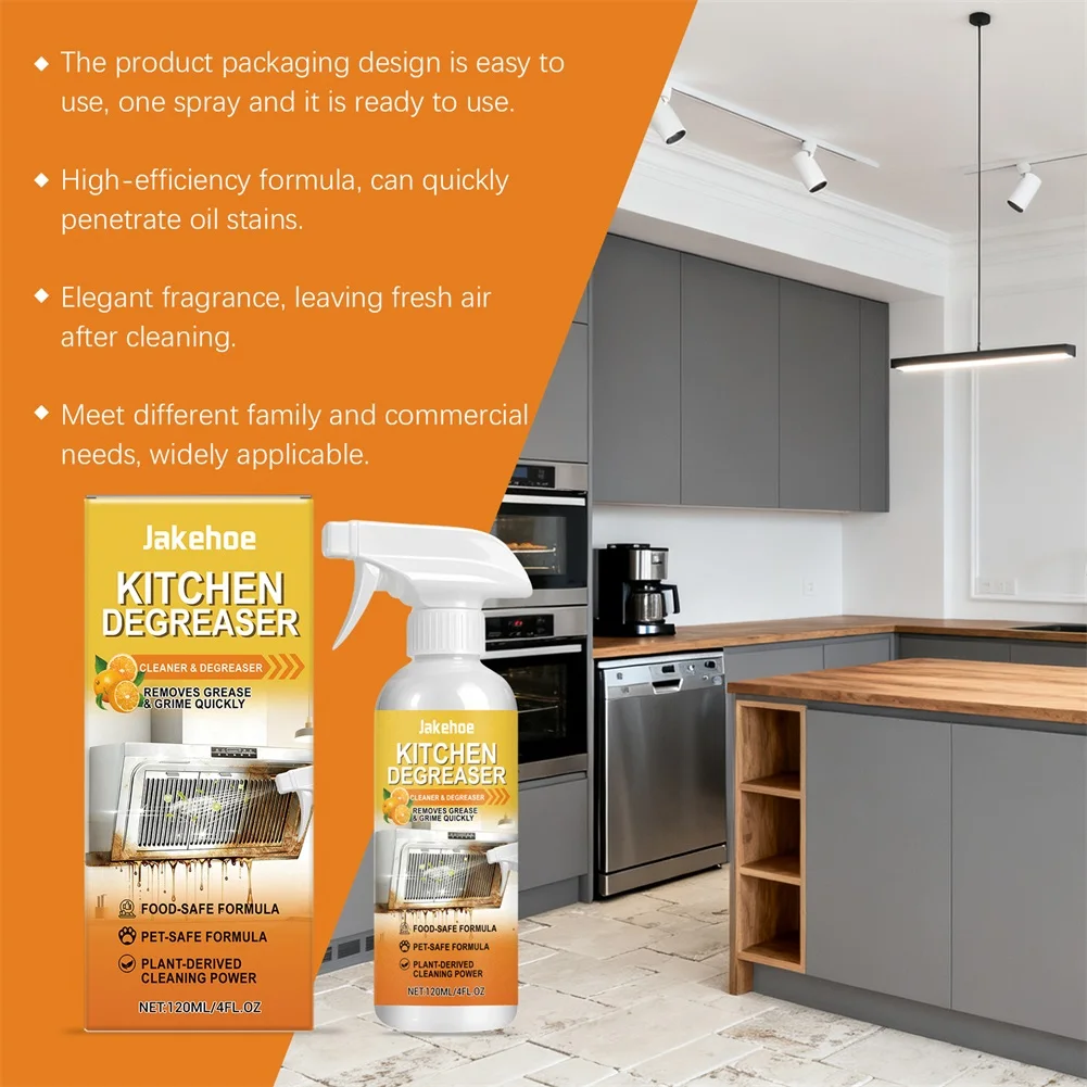All-purpose Kitchen Grease Remover Rinse-Free & Fast Cleaning Stickys Range Hood Filters
