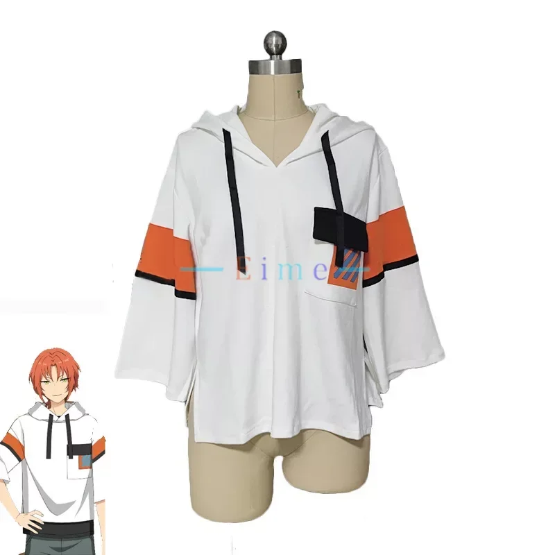 

Game Ensemble Stars Tsukinaga Leo Cosplay Costume Halloween Carnival Uniforms Fancy Coat Casual Top Custom Made