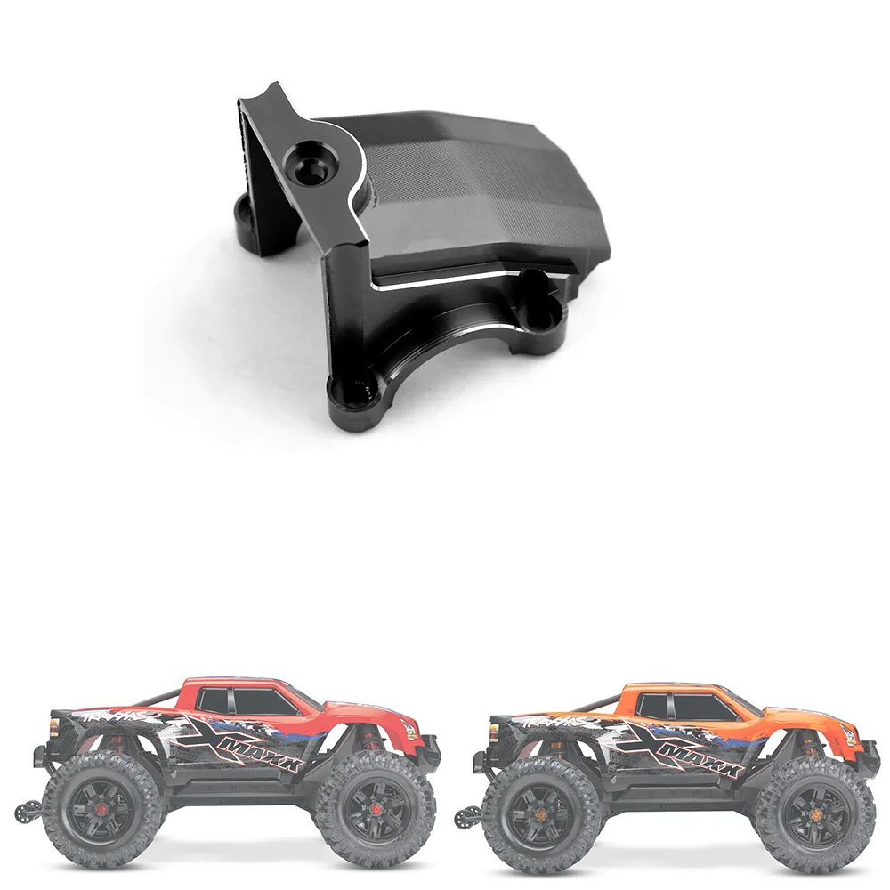 Cubierta de Metal del diferencial delantero/trasero, cubierta de caja de cambios para 1/5 Traxxas x-maxx Xmaxx 6S 8S RC Monster Truck, piezas de actualización, 2