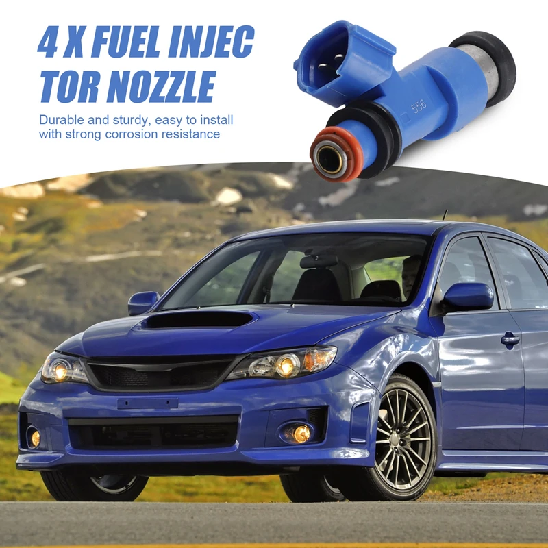 4PCS 16611-AA720 565Cc New Fuel Injector Nozzle For SUBARU WRX STI IMPREZA LEGACY 2.5L