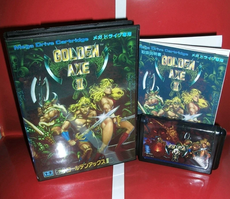 

Golden Axe II with Box and Manual for 16 Bit Sega MD Game Cartridge Megadrive Genesis System