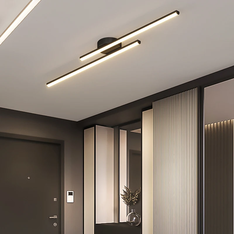 

Minimalist Living Room Led Ceiling Lamp Long Line Ceiling Light For Bedroom Living Room Corridor Hotel Indoor Lighting Fixtures