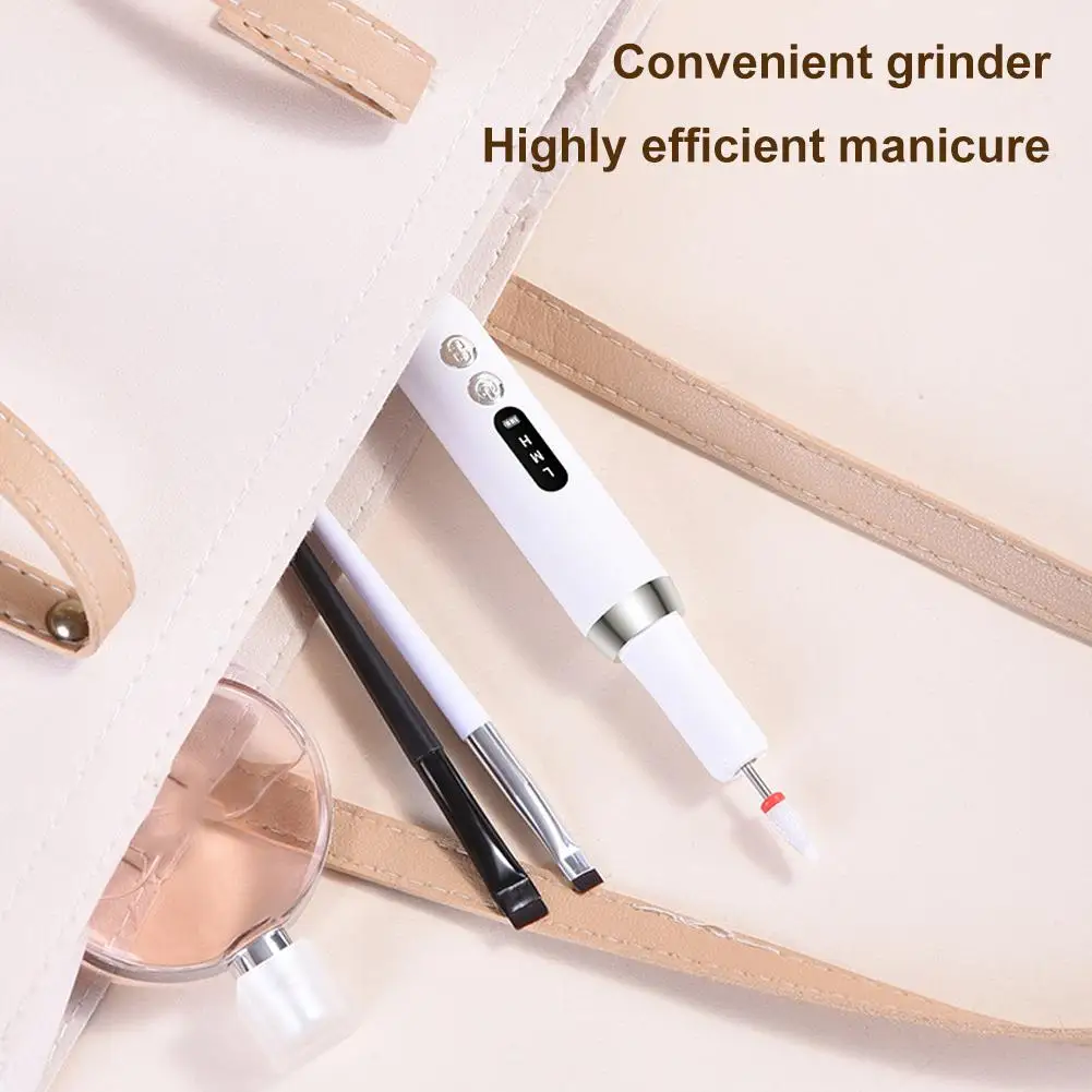 Electric Nail Polisher Drill Professional Nails Grinding Polishing Dead Skin Removal Art Sanding File Pen Manicure Machine