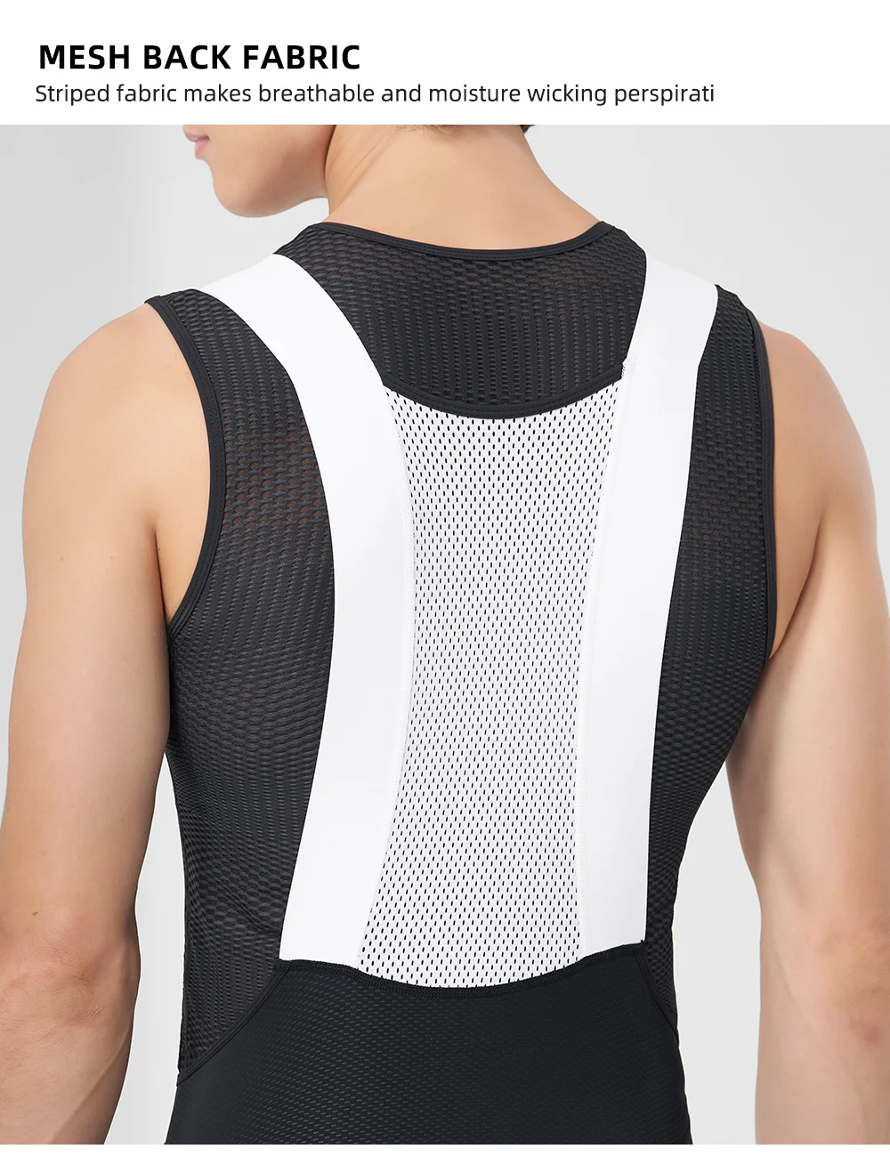 Cheji Herren-Radlerhose mit Trägern – Detail 28