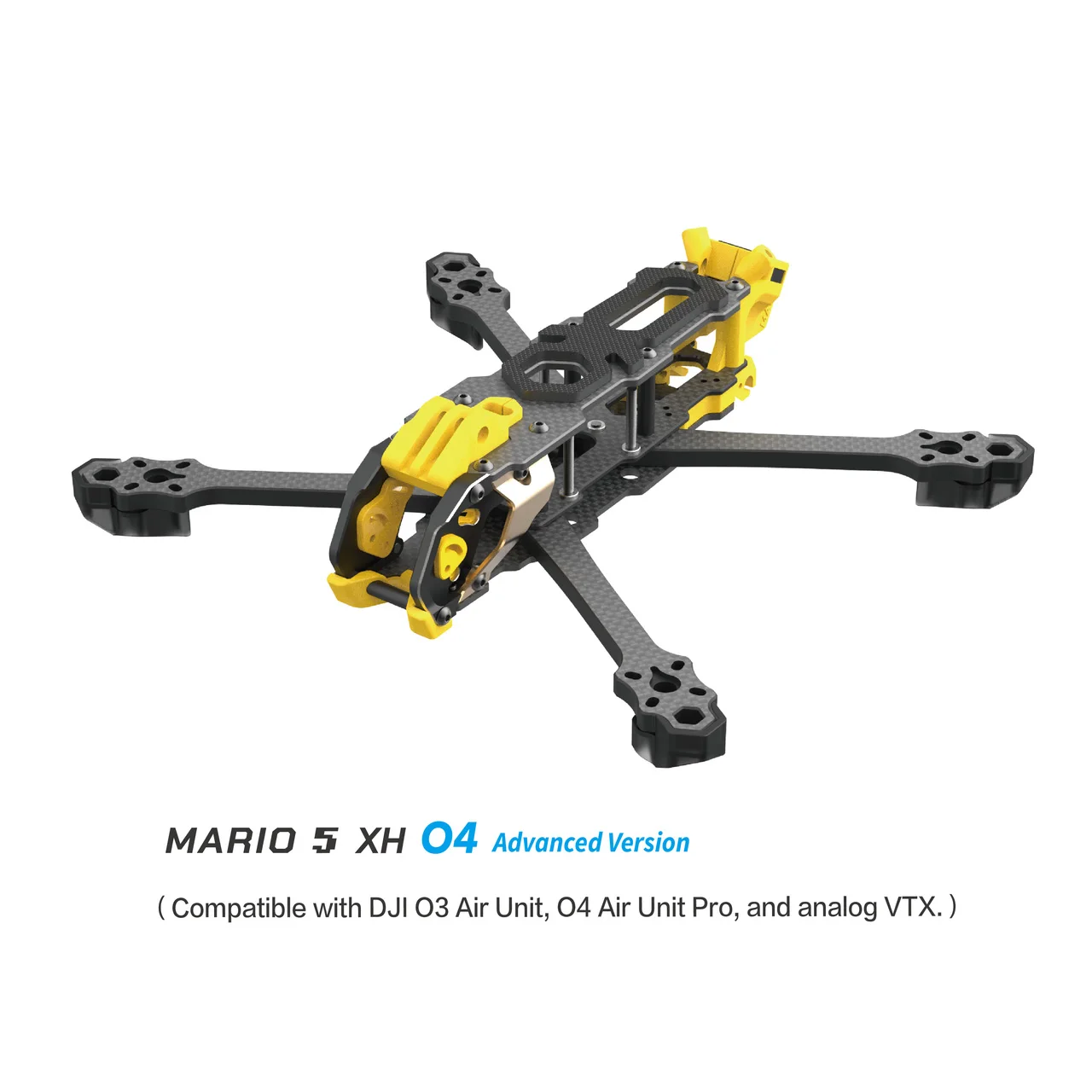 SpeedyBee Mario 5-frame 5-inch DC / XH-versie met koolstofvezelplaat FPV Freestyle RC Racing Drone voor O3 / O4 PRO