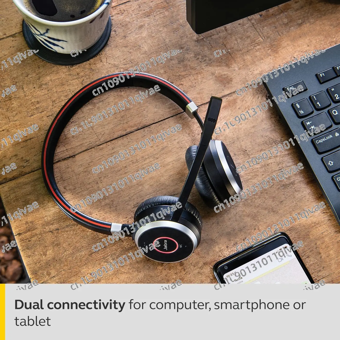 Jabra Evolve 65 Ms Mono Wireless Headset On Ear For Music Meeting