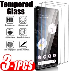 1-3Pcs Tempered Glass For Google Pixel 7a 6a 5a 4a Pixel 6A Screen Protector  Film For Pixel 7a 9H Accessories Glass Full Cover