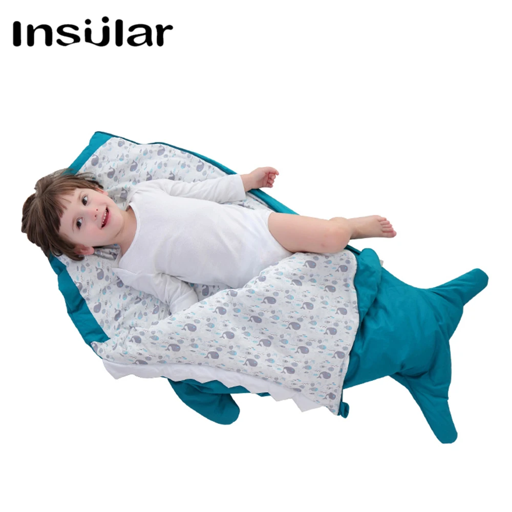 INSULAR Children Sleeping Bags Warm Sleep Swaddle Blanket Stroller Cartoon Comfortable Winter Autumn for 1-3Y
