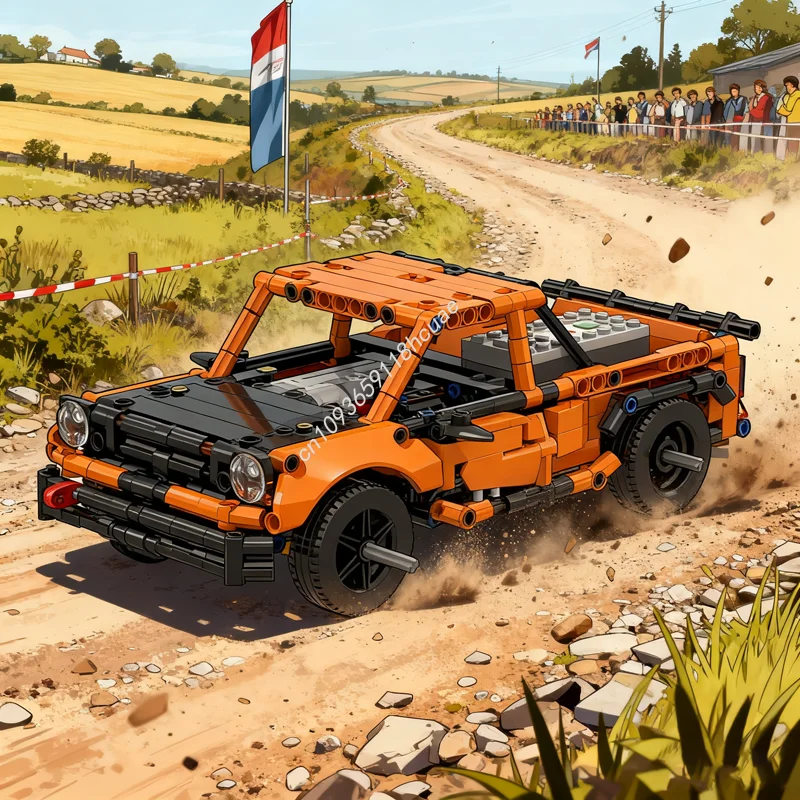 

526pcs MOC Drift Pick Up Technical Model Building Blocks Construction DIY Creative Idea Education Toy Brick Christmas Gift Kids