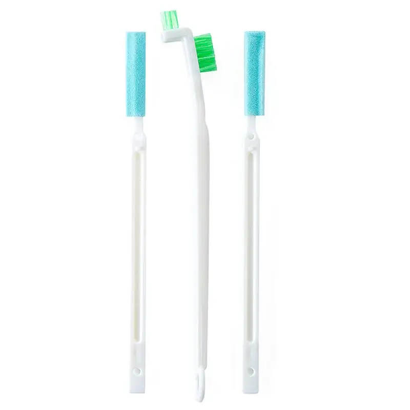 Baby Bottle Cleaning Brush Stain Removal Cup Groove Brush Set Cleaning Tools With Curved Brush Head For Cleaning Narrow Neck