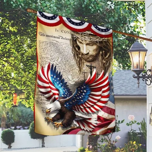Eagle Christian Jesus American Flag Graden Flag XXH LLP LLX uui