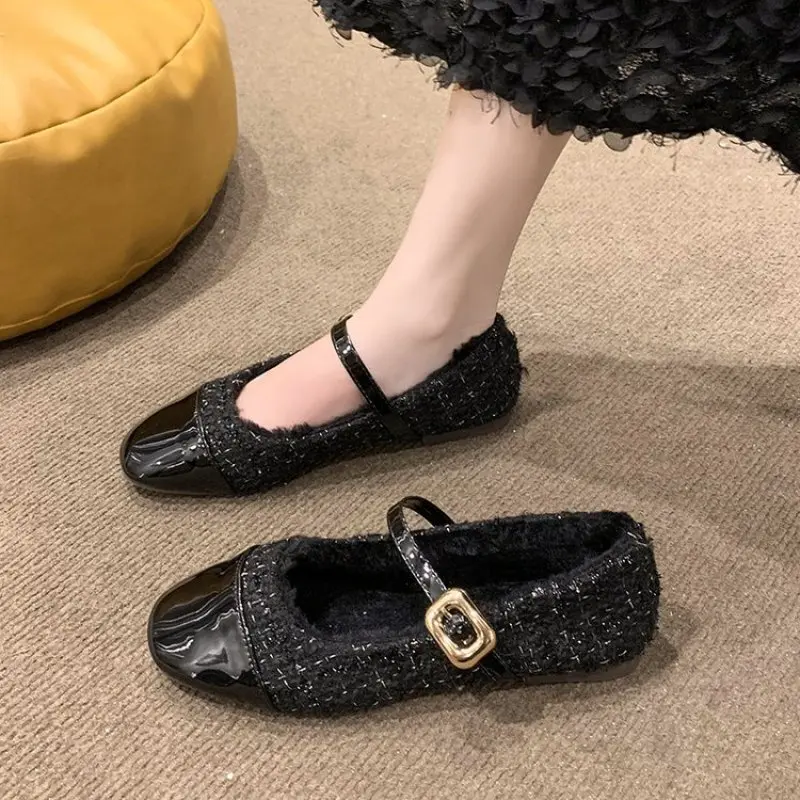 Chaussures Plates Décontractées pour Femme, Baskets Rondes à Enfiler, Rétro, Confortables sur Talons, Nouvelle Collection Été 2024