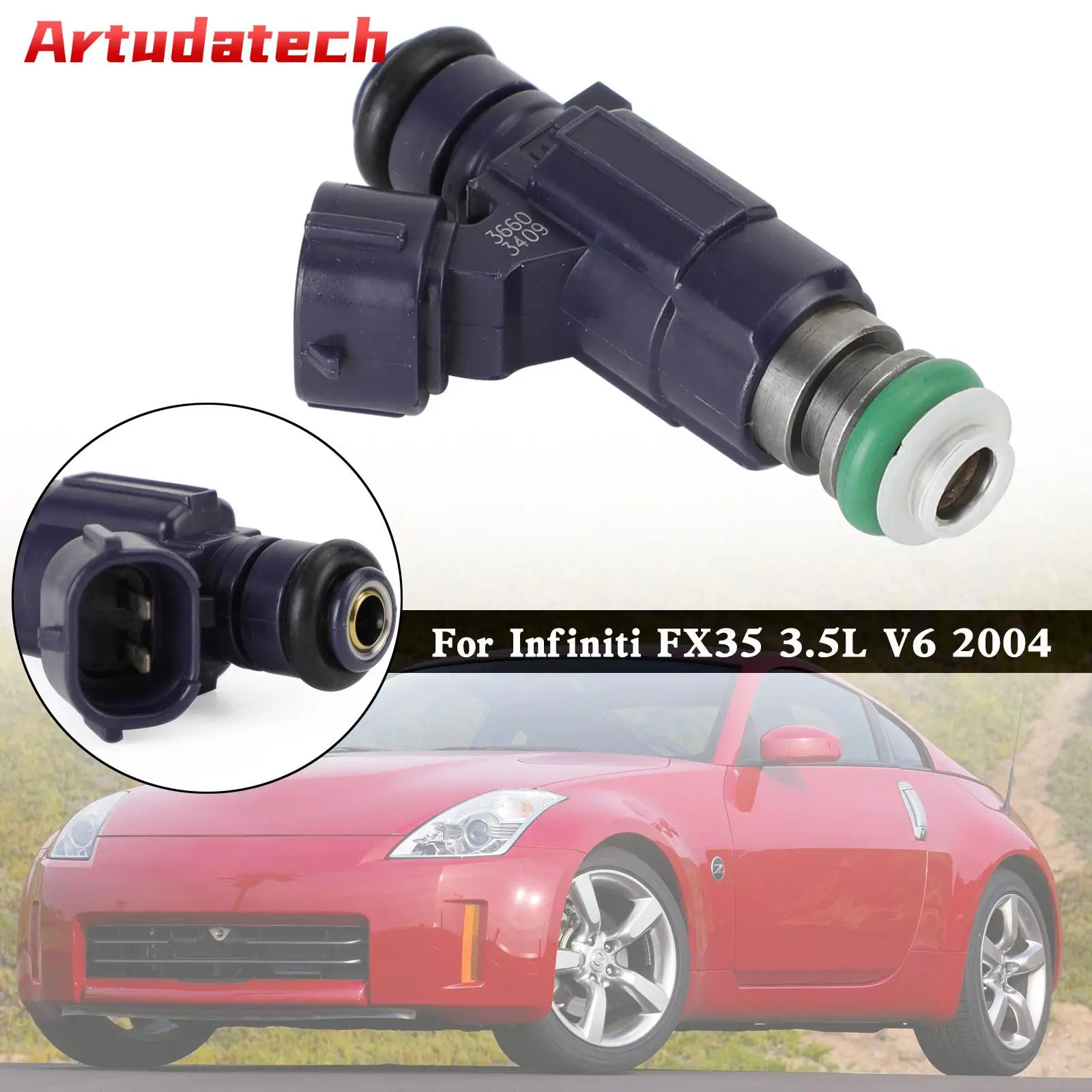 Artudatech 1PCS Fuel Injector FBJC100 Fit For Nissan 350Z 2003-04 Fit For Infiniti G35 2003-2004 Car Accessories