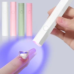 LULAA USB Pen-Style Nail Dryer Uv Light For Gel Nails UV LED Lamp For Manicure Products Gel Polish Drying Lamp Nail Art Tools