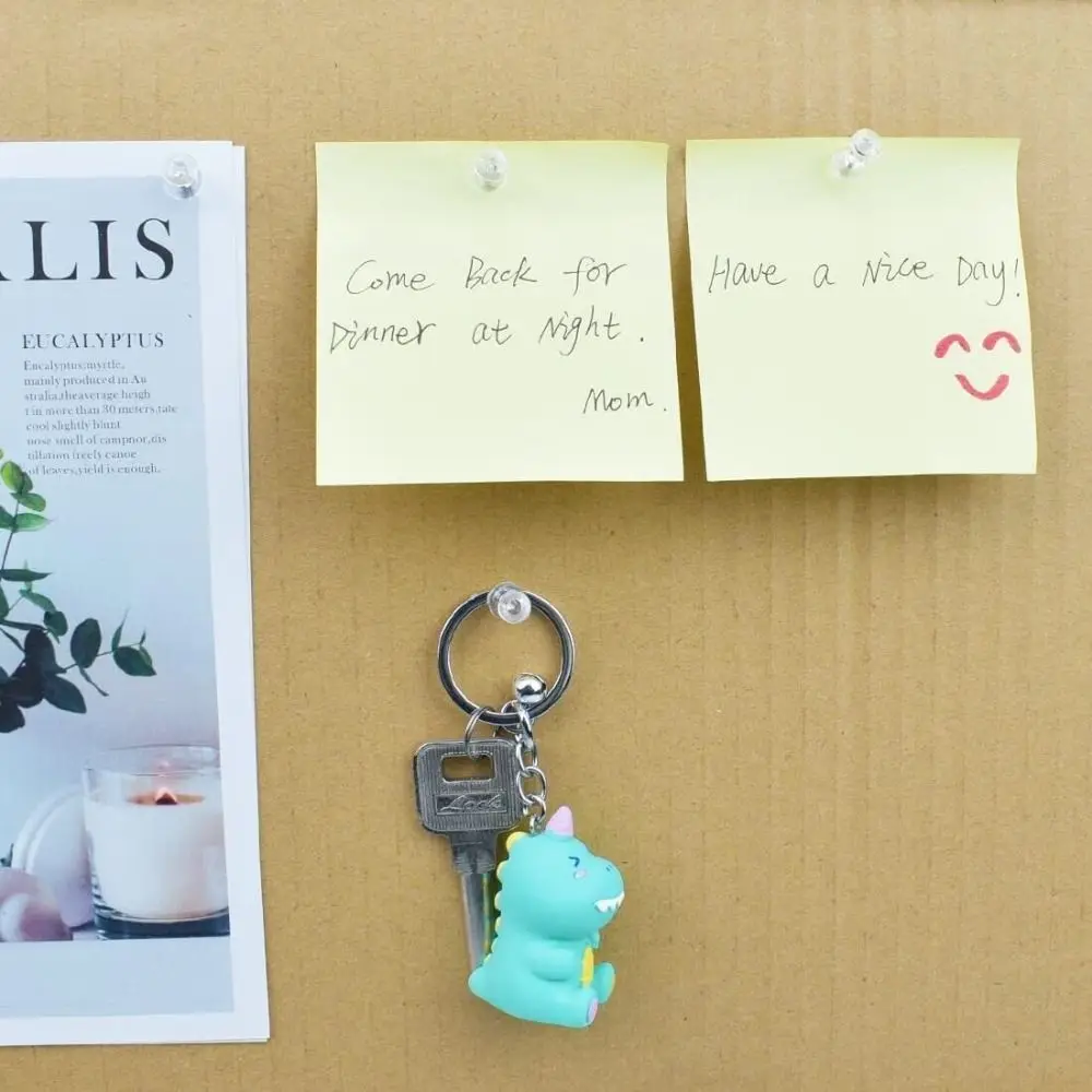 100pcs New Clear Transparent Push Pins Plastic Map Chart Thumb Tacks Creative Annotation Cork Board Drawing Pins