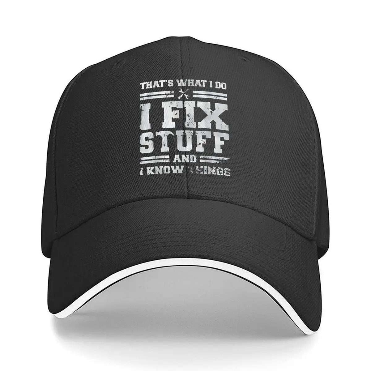 

Fix Stuff — смелая, DIY — бейсболка-сэндвич с тематическим дизайном