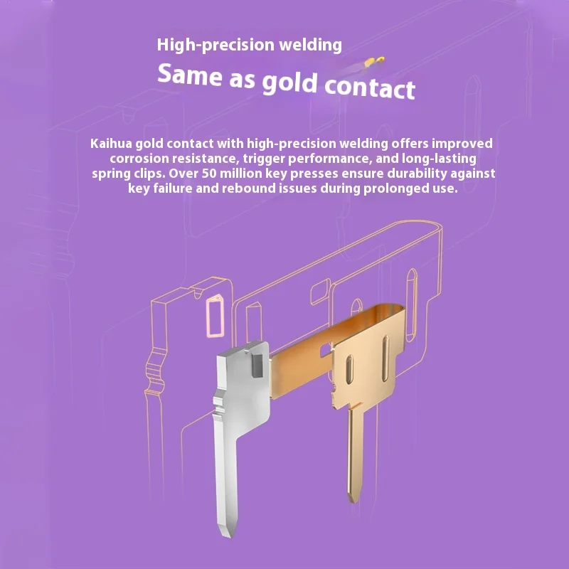 Kailh Low Profile toetsenbordschakelaar Alle POM Snelle bediening Lichtgewicht veren Ijs Taro-schakelaar MINI Hitbox-accessoires