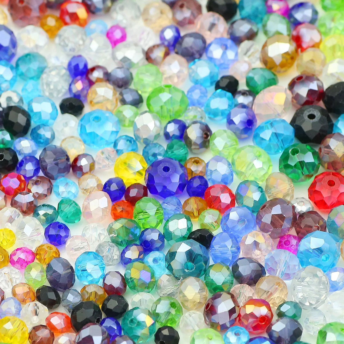 JHNBY 2 mm 200 Stück flache runde Form gehobene österreichische Kristalle lose Perlen Farbe Kugel Versorgung Armband Halskette Schmuckherstellung DIY