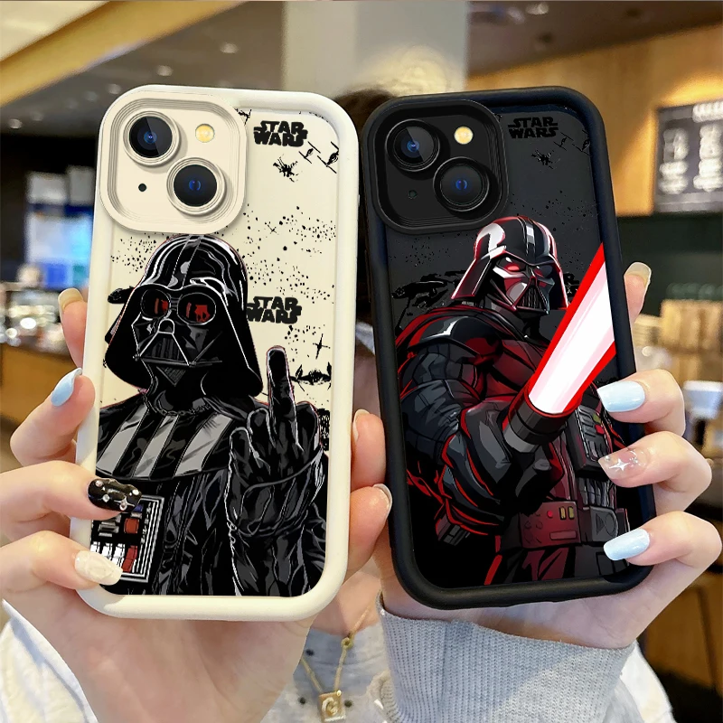 S-Stars W-Wars Darth Vader TPU Cool Phone Case for iPhone16 15 14 13 12 11 Pro Max 16 15 14 8 7 Plus X XS Max 8 7 Silicone Cover