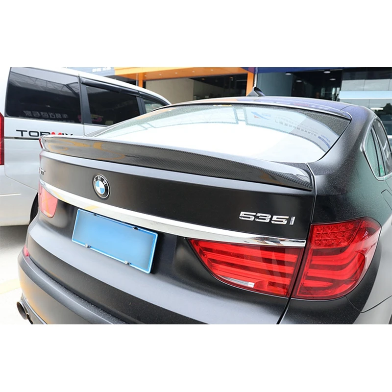 carbon fiber trunk wing spoiler for bmw 5 series GT F07 gran turismo hatchback 530d 535i 535d 550i 550d rear bumper tuning