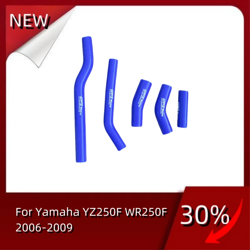 

New 5pcs Silicone Radiator Hose For Yamaha YZ250F WR250F 2006-2009 YZ 250 F WR250 F 7 colours Tube Kit 2006 2007 2008 2009