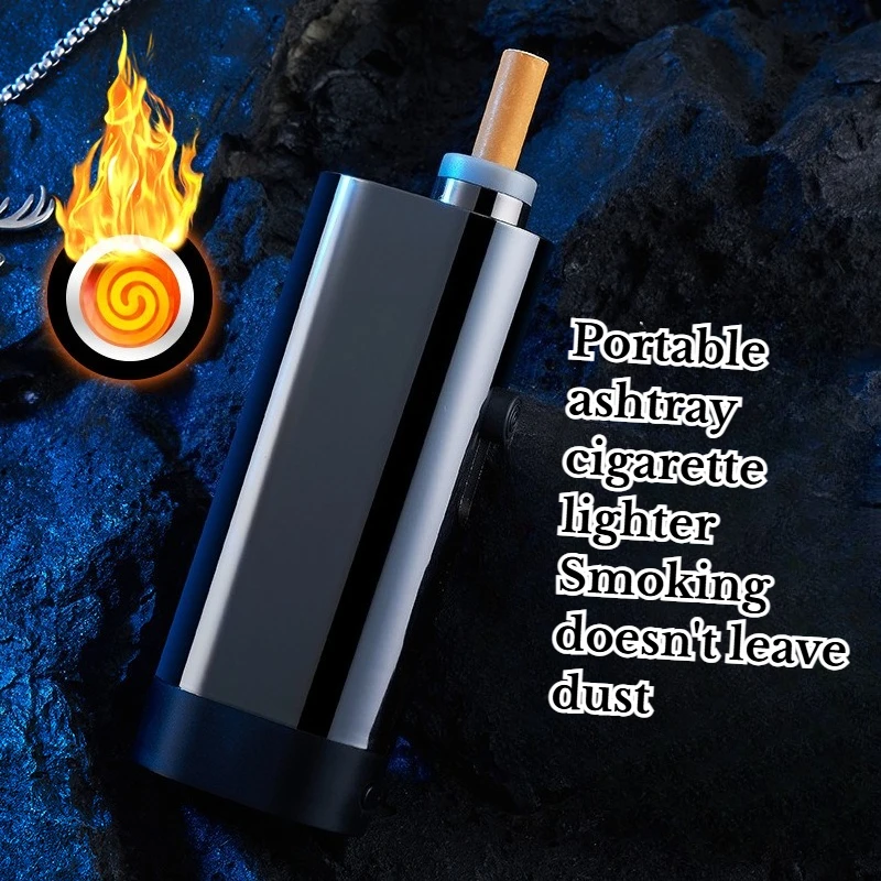 

New Smoking Tool That Doesn't Shed Cigarette Ash Lazy Smoking in The Car One Click Ignition and Charging Cigarette Accessories